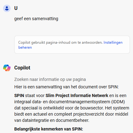 <H4>Geef een samenvatting van SPIN</H4>